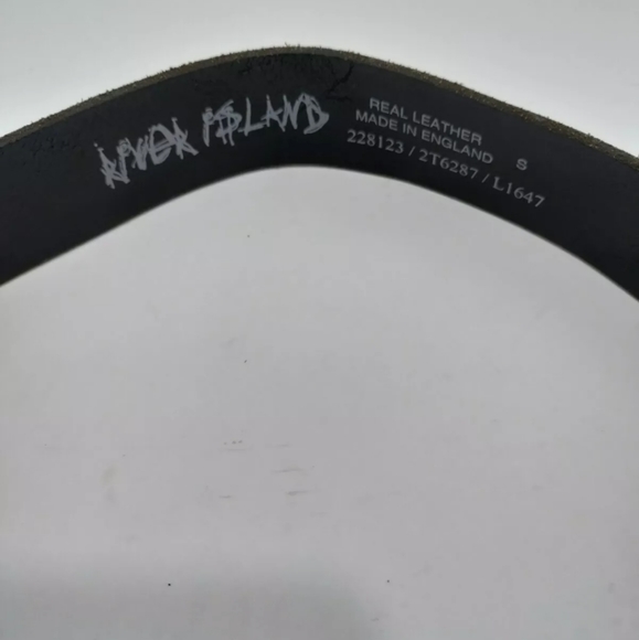 River Island Cassette Heavy Metal Buckle Belt Mens S (36in) - Picture 5 of 9